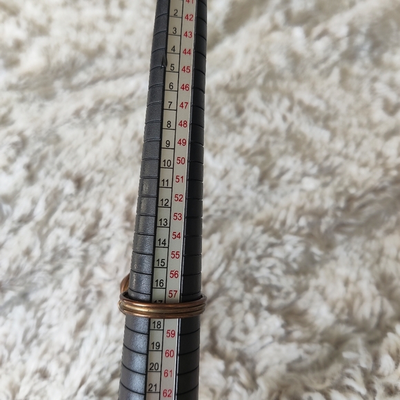 Citrine with Wired Copper Artisan Ring - Picture 6 of 7